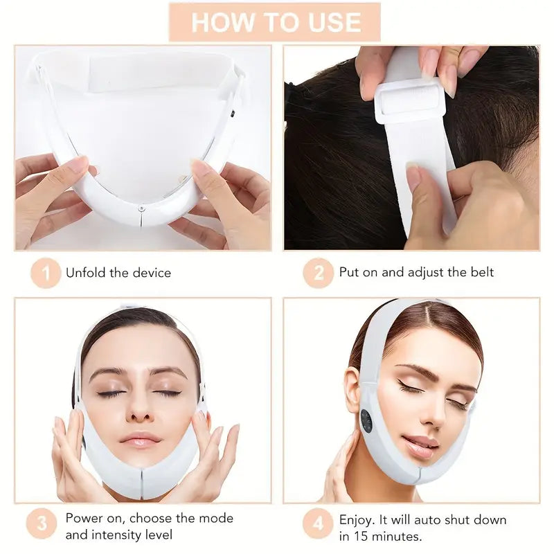 USB Rechargeable Facial Beauty Neck & Chin Massager