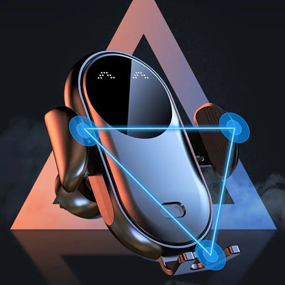 Wireless car phone holder charger