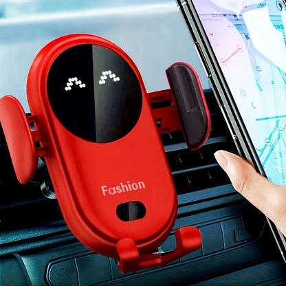 Wireless car phone holder charger