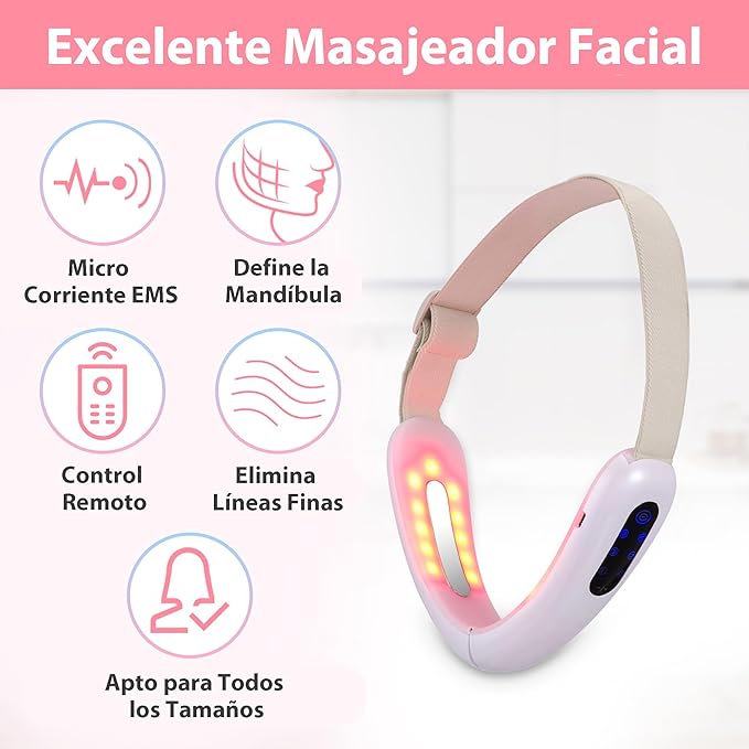 USB Rechargeable Facial Beauty Neck & Chin Massager