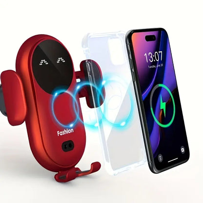 Wireless car phone holder charger